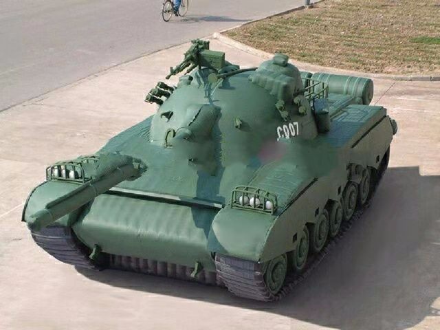 宁化军用充气坦克车